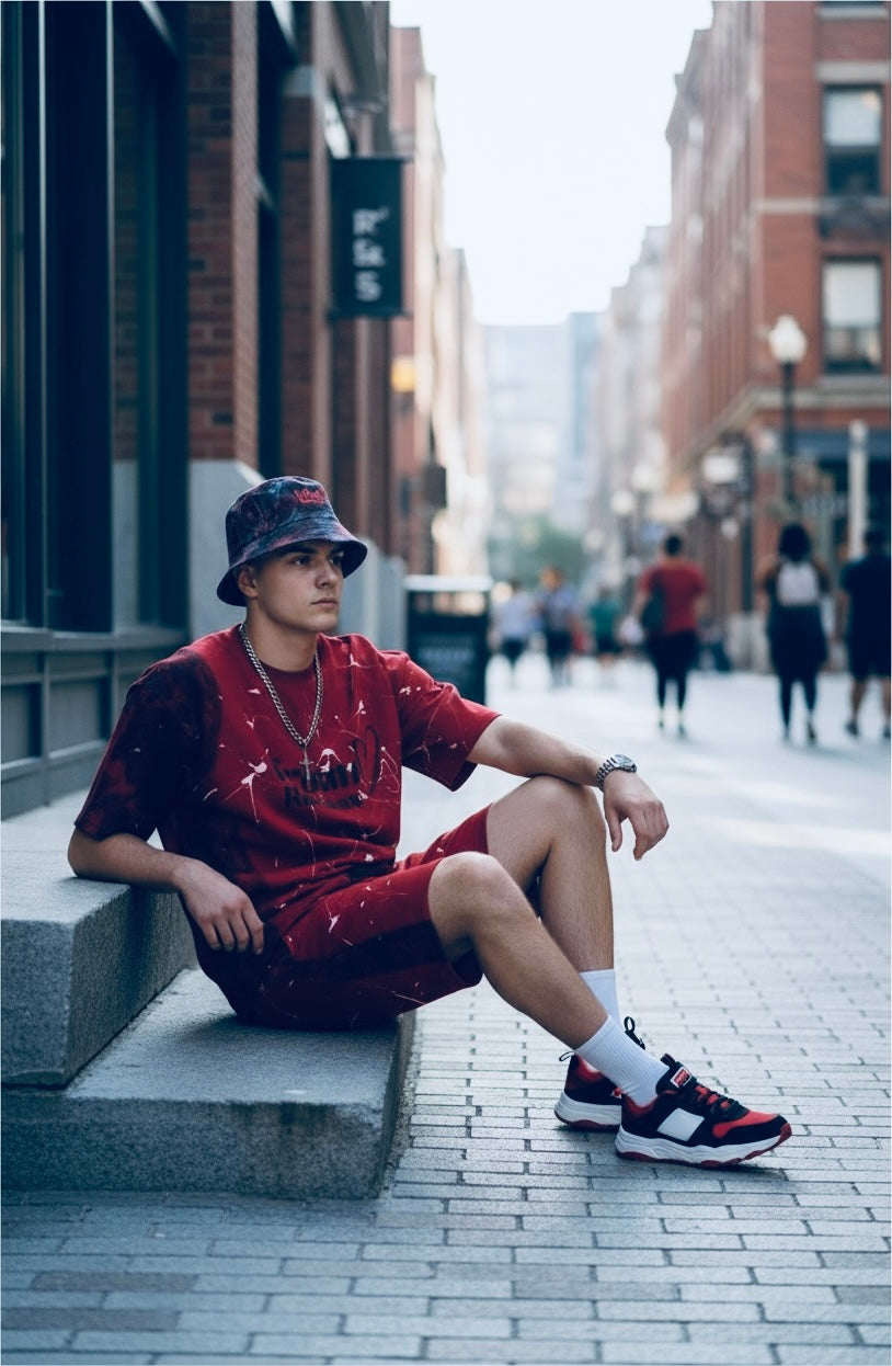 RPA Urban Romance Distressed Bucket Hat