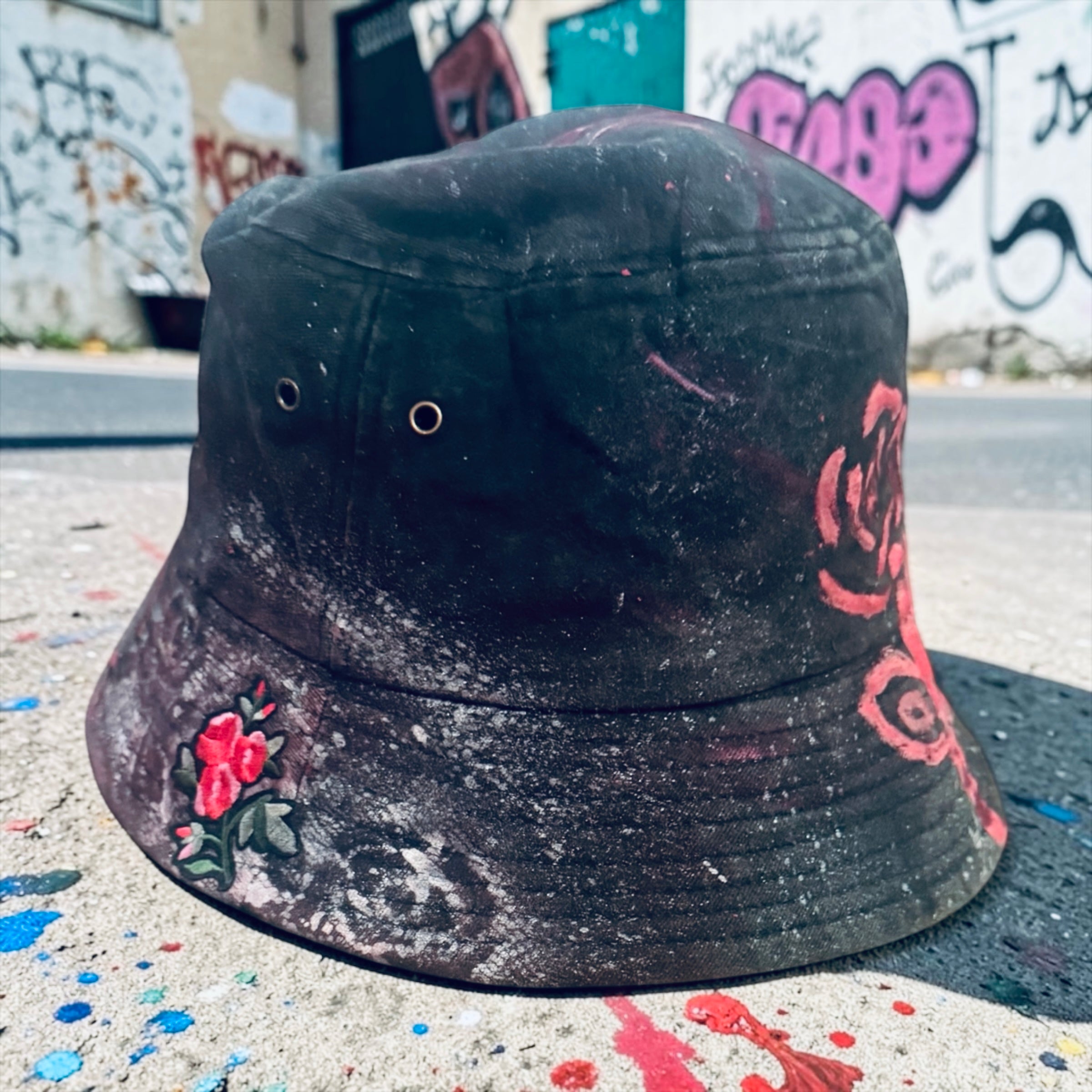 RPA Urban Romance Distressed Bucket Hat
