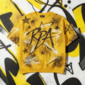 RPA Infected Society Star Graffiti Short Sleeve Sweatshirt – Yellow