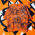 RPA Infected Society Orange Graffiti Crewneck Short Sleeve Sweatshirt